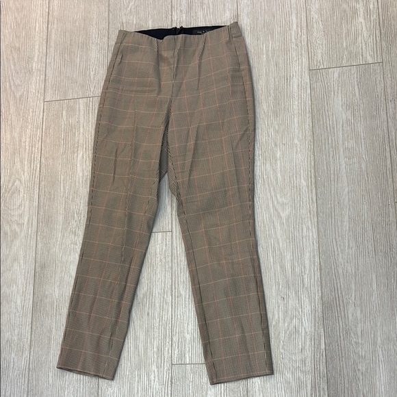 Rag & Bone Simone Skinny Pant in Ivory Black Multi Glen Plaid sz 6 - Picture 5 of 14